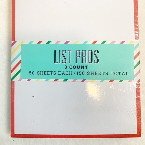 5/$25 NEW Christmas Holiday list pads - Picture 2 of 3